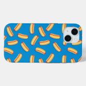 Fast Food Hotdogs Patroon Case-Mate iPhone Case (Achterkant (horizontaal))