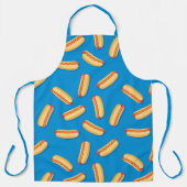 Fast Food Hotdogs Patroon Schort (Voorkant)
