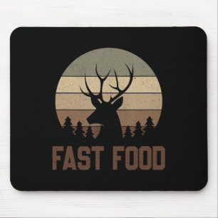 Fast Food Hunter Shirt hertenjacht Muismat