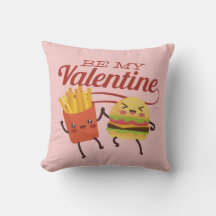 Fast Food Is Mijn Valentijn Pink Friet Cheeseburge