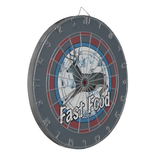 Fast Food Mule Deer Dartbord (Voorkant Links)