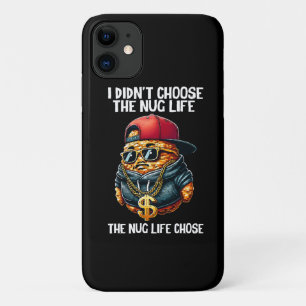 Fast Food Nuggest Ik Heb Niet De Nug Leven Gekozen iPhone 11 Hoesje
