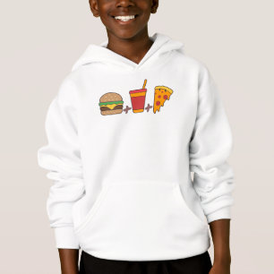 Fast-Food Trio: Burger, Frisdrank, Pizzapunt in Ve