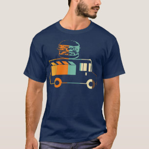 Fast Food Trucker Driver Retro Burger Street Food T-shirt