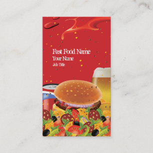 Fast Food Visitekaartje