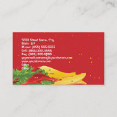 Fast Food Visitekaartje (Achterkant)