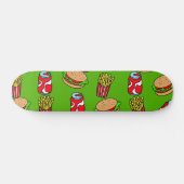 Fast Food Wallpaper Skateboard (Horizontaal)
