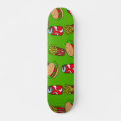 Fast Food Wallpaper Skateboard (Voorkant)