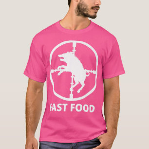Fast Food Wild Zwijn Jager Varken Jagen voor Jager T-shirt