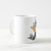 Fast Food Worker Koffiemok (Voorkant links)