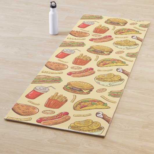 Fast Food Yoga Mat (In situ)