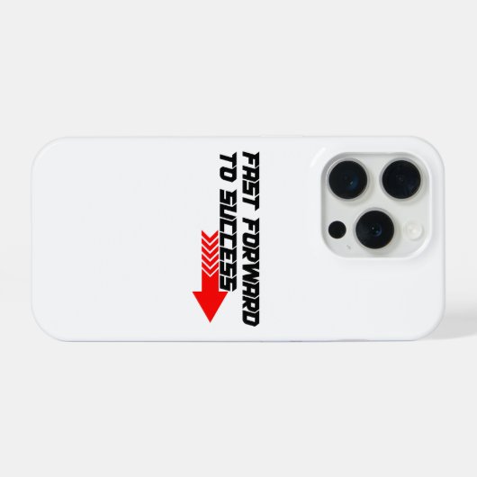 Fast Forward – Bold Red Motivation Quote Design (Verso Horizontal)