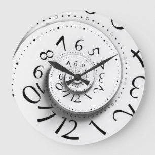 Fast Forward Time Spiral Clock Grote Klok