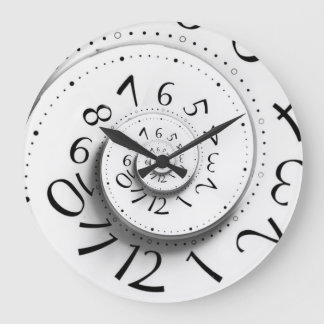 Fast Forward Time Spiral Clock Grote Klok