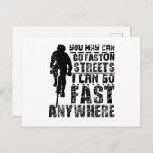 Fast Gravel Bike Briefkaart (Voorkant / Achterkant)