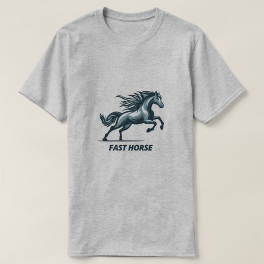 Fast Horse T-shirt (Design voorkant)