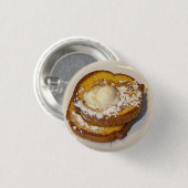 Fast KARL's wereldberoemde Franse toast Ronde Button 3,2 Cm (Voorkant /achterkant)