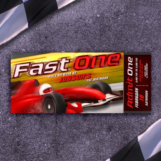 Fast One - 1e verjaardag Kaart