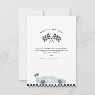 Fast One bedankkaart