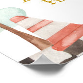 Fast One Boy First Birthday Racing Affiche de bien (Coin)