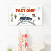 Fast One Cars Banner 1e verjaardag (Insitu)