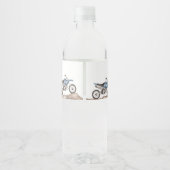 Fast ONE Dirt Vélo Étiquettes bouteille d'eau (Dos)