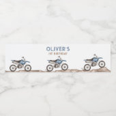 Fast ONE Dirt Vélo Étiquettes bouteille d'eau (Étiquettes simples)