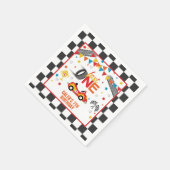 Fast One First Birthday Napkin Servet (Hoek)