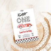 Fast ONE Race Car 1e verjaardag Kaart