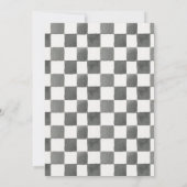 Fast One Race Car Boy 1st Birthday Invitation (Dos)