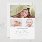 Fast One Race Car Photo Anniversaire Invitation (Dos)