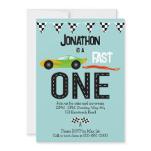Fast ONE racecar thema 1e verjaardagsfeest