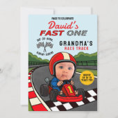Fast ONE Racer Verjaardag Kaart (Voorkant)