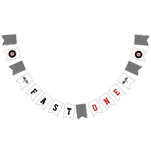 FAST ONE Racing 1e verjaardag Vlaggetjes