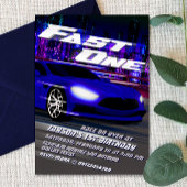 Fast One Racing 1er Anniversaire Invitation