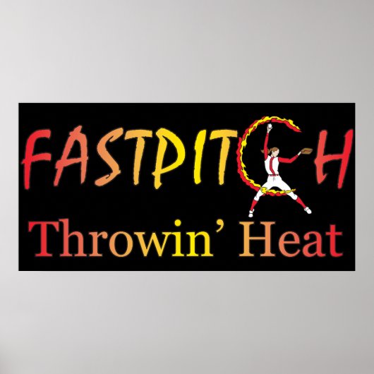 Fast Pitch Softball Versie 1 Poster (Voorkant)