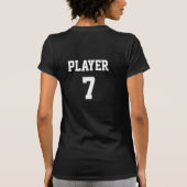 Fast Pitch Softball Versie 1 T-shirt (Achterkant)