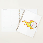 Fastball Flame Baseball Sports (Devant avec enveloppe)