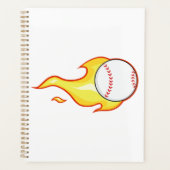 Fastball Flame Baseball Sports (Devant)