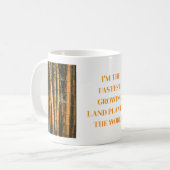 Fastest growing land plant. Mug (Devant gauche)
