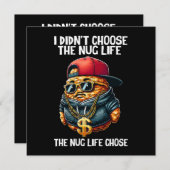 Fastfood nugget Ik heb niet gekozen voor het nugle (Voorkant / Achterkant)