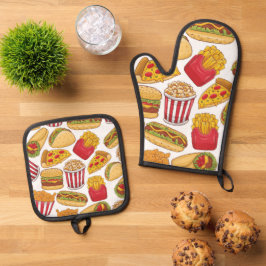 Fastfood Ovenwant & Pannenlap Set