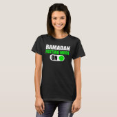 Fasting Mode On Ramadan Kareem Ramadan Mubarak Mon T-shirt (Voorkant volledig)