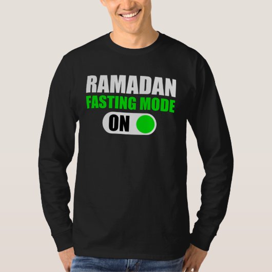 Fasting Mode On Ramadan Kareem Ramadan Mubarak Mon T-shirt (Voorkant)