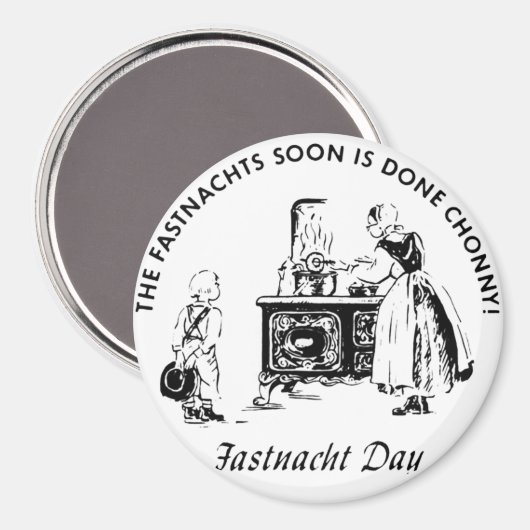 Fastnachts. Magneet (Voorkant / Achterkant)