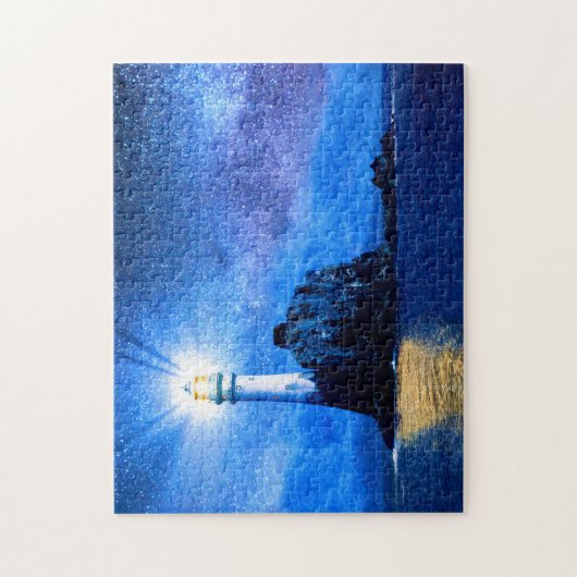 Fastnet Lighthouse - Irish Jigsaw Puzzle (Vertical)