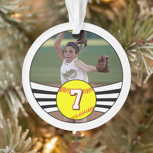 Fastpitball Softball Custom Player Numéro et photo (Arbre)