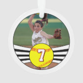 Fastpitball Softball Custom Player Numéro et photo (dos)