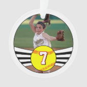 Fastpitball Softball Custom Player Numéro et photo (devant)