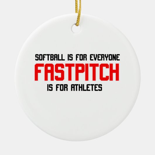 FastPitch Keramisch Ornament (Voorkant)
